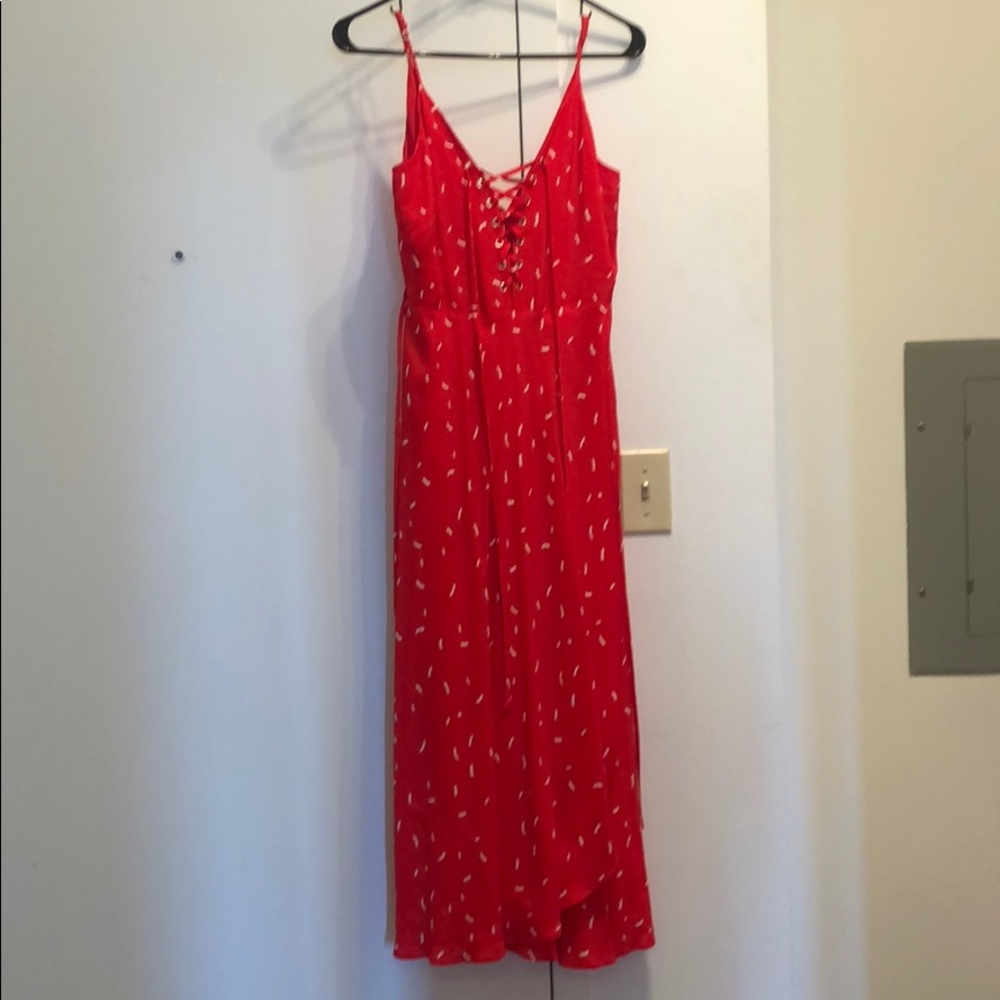 Red Bardot Dress Sz 4